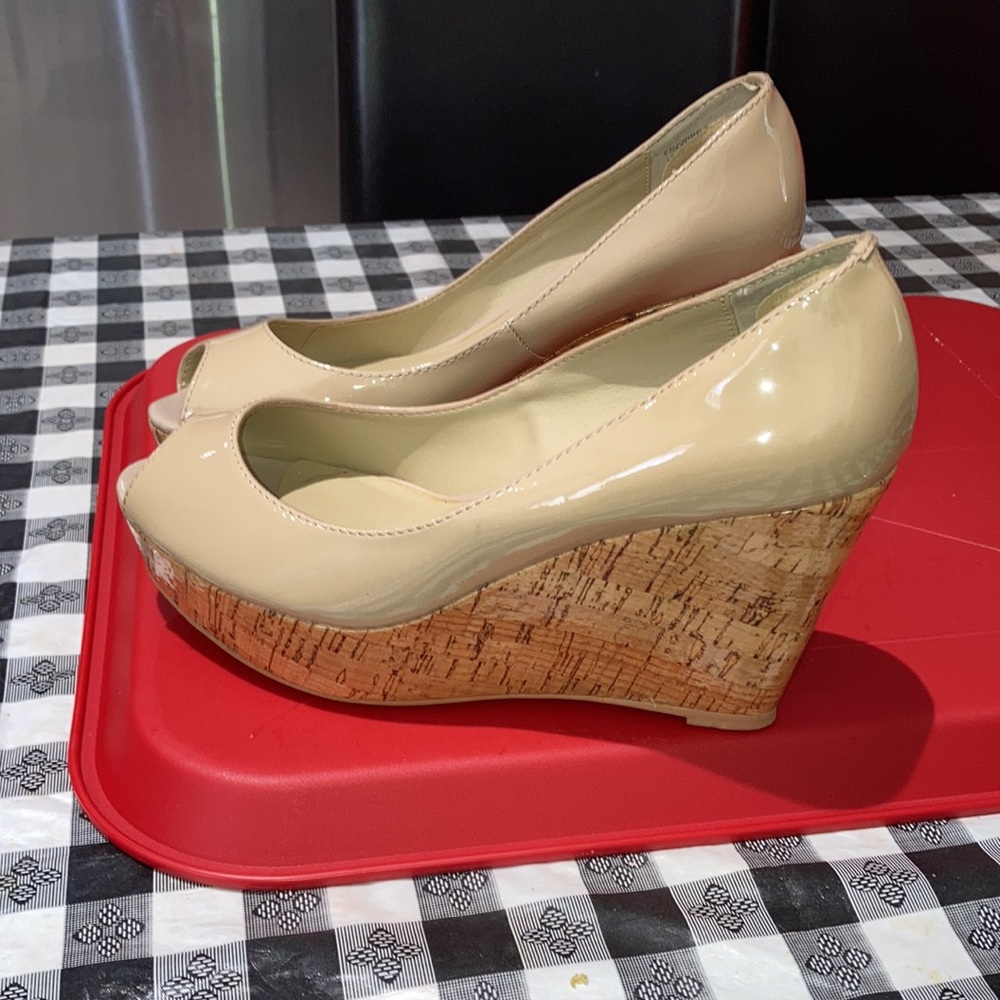 Steven by Steve Madden Platform shoes beige Size 6 - Picture 2 of 3